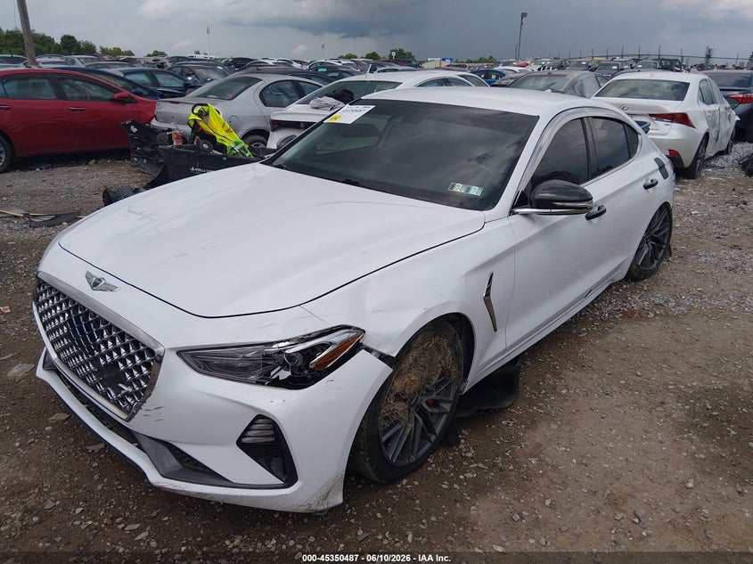 2019 Genesis G70 3.3T Advanced VIN: KMTG54LE1KU043659 Lot: 45350487