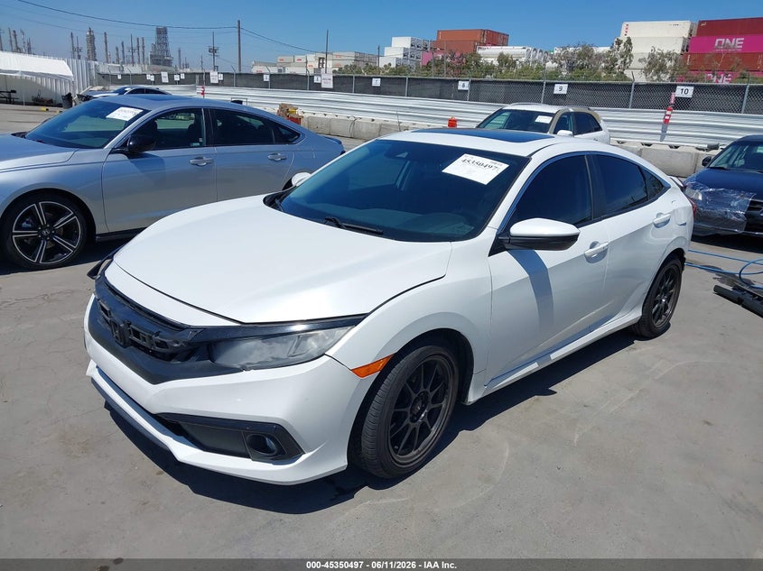 VIN 19XFC1F31ME201640 2021 HONDA CIVIC EX