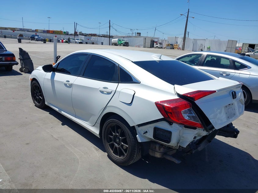 VIN 19XFC1F31ME201640 2021 HONDA CIVIC EX