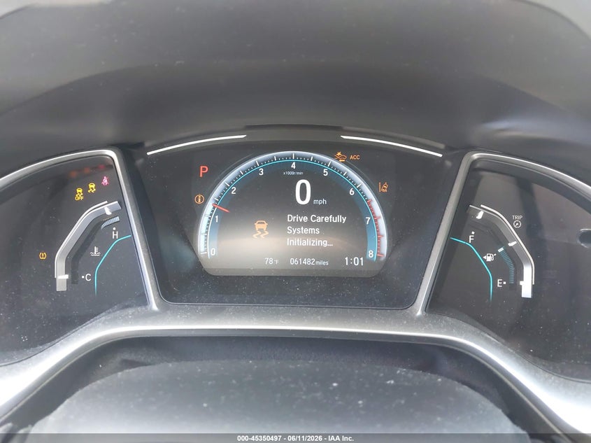 VIN 19XFC1F31ME201640 2021 HONDA CIVIC EX