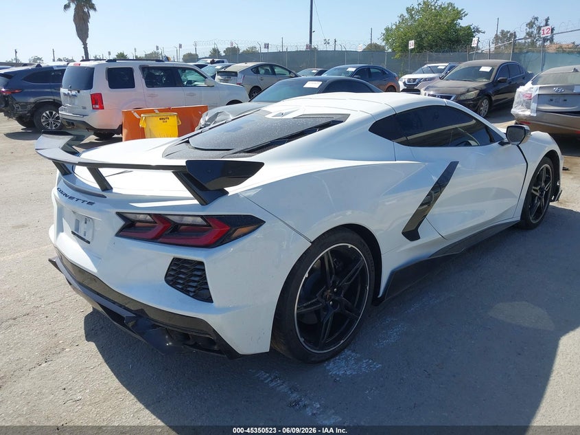 Vin: 1g1yc2d4xr5117161, lot: 45848470, chevrolet corvette stingray rwd  3lt 20244