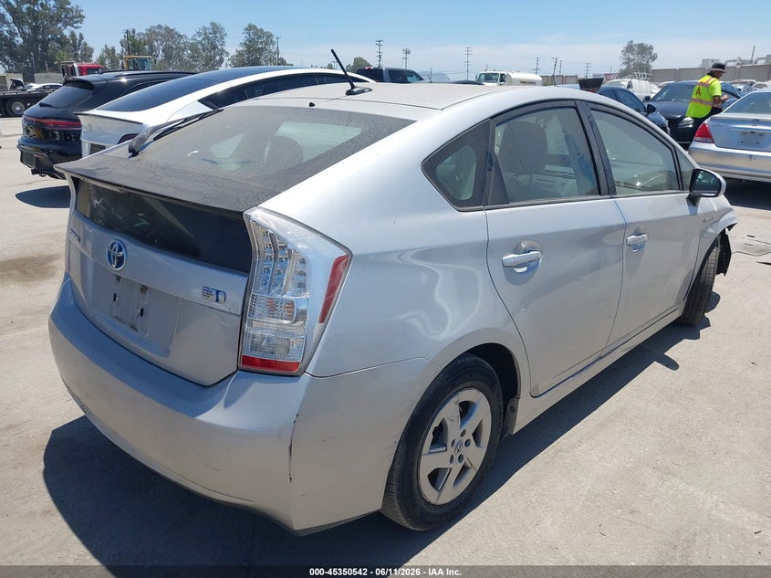 2011 TOYOTA PRIUS HATCHBACK 1.8L I-4 DOHC, VVT, 98HP