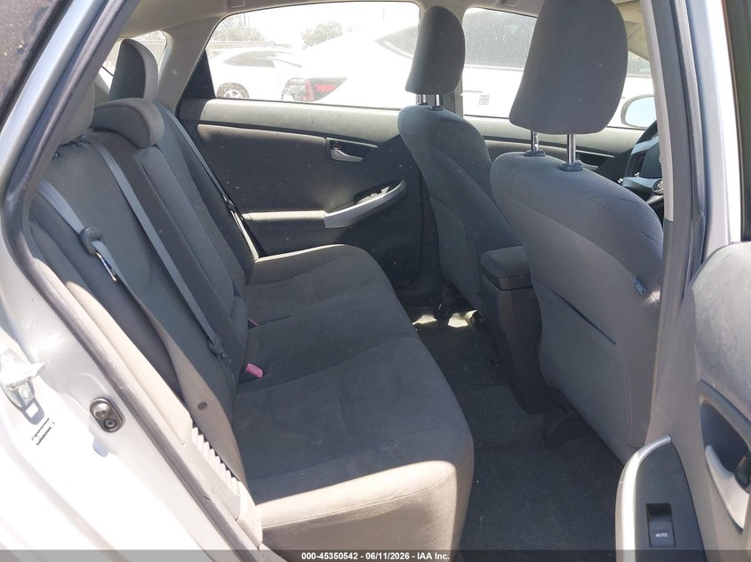 2011 TOYOTA PRIUS HATCHBACK 1.8L I-4 DOHC, VVT, 98HP