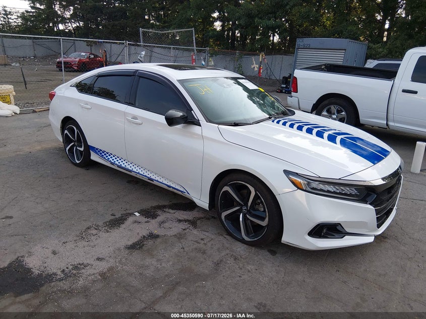 2021 HONDA ACCORD auction photo 1