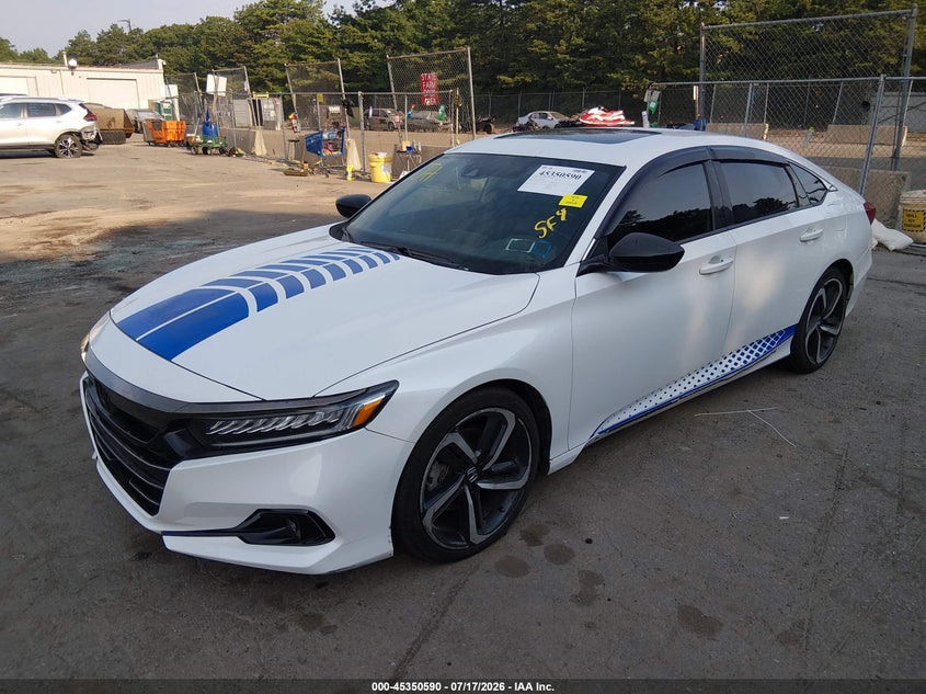 2021 HONDA ACCORD auction photo 2