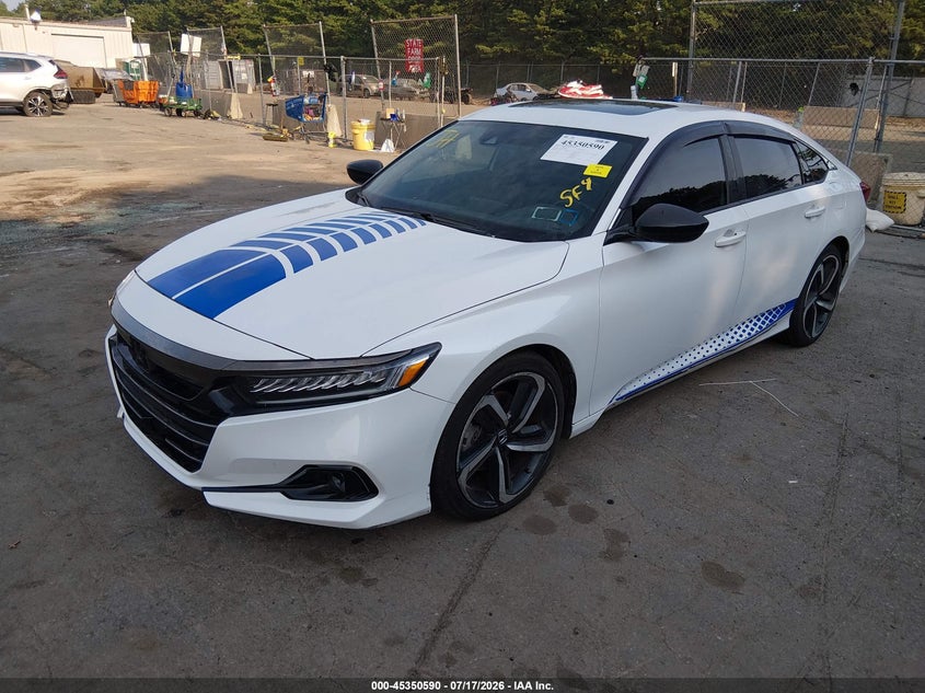 2021 HONDA ACCORD auction photo 6