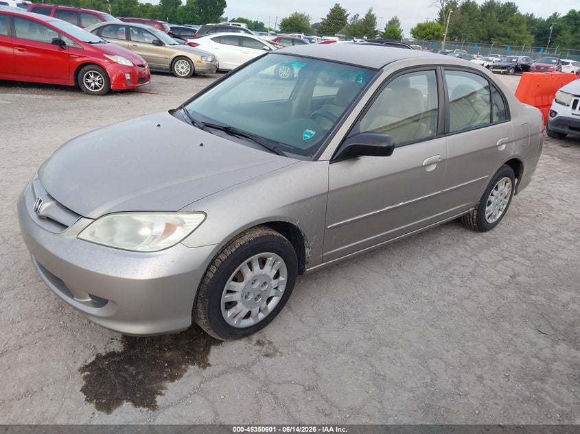 2005 Honda Civic Lx 2HGES16585H550558 photo 1