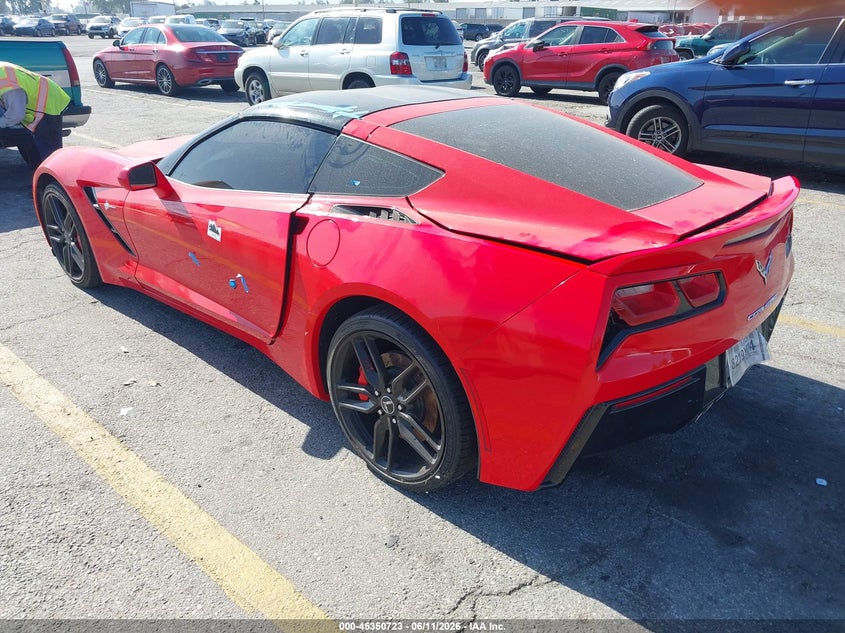 Vin: 1g1ym2d76f5114423, lot: 45848670, chevrolet corvette stingray z51 20153