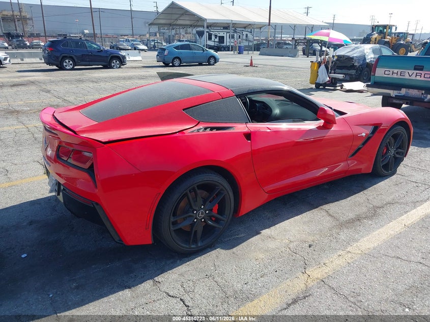 Vin: 1g1ym2d76f5114423, lot: 45848670, chevrolet corvette stingray z51 20154