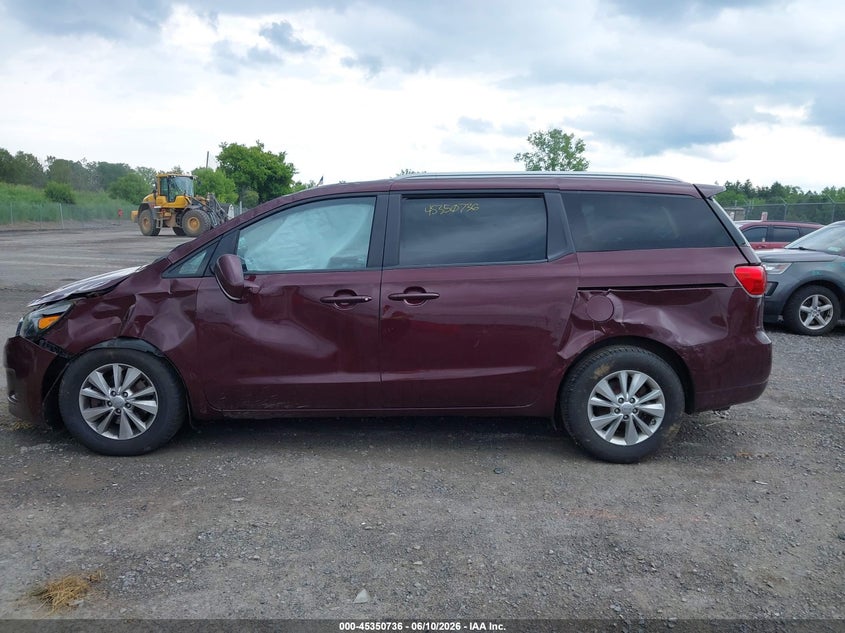 2016 Kia Sedona Lx VIN: KNDMB5C10G6085815 Lot: 45350736