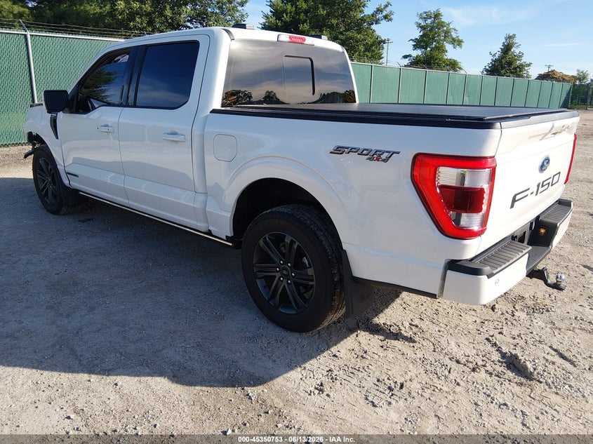 Vin: 1ftfw1ed8pfc83667, lot: 45848700, ford f-150 lariat 20233