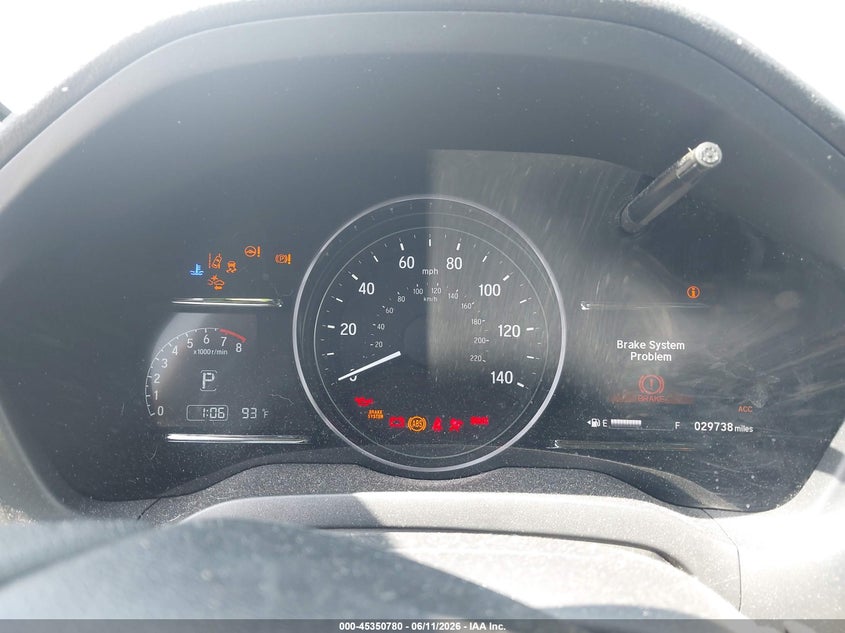VIN 3CZRU6H54NM764530 2022 HONDA HR-V AWD EX