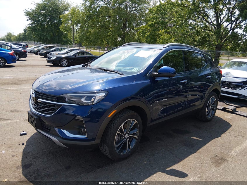 Vin: kl4mmgsl6pb072125, lot: 45848734, buick encore gx essence awd 20232