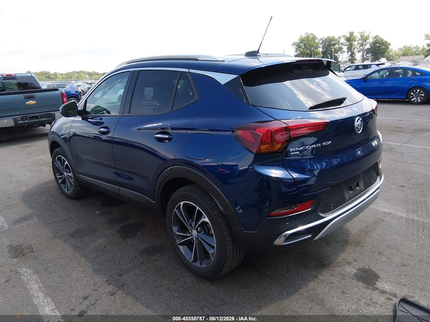 Vin: kl4mmgsl6pb072125, lot: 45848734, buick encore gx essence awd 20233