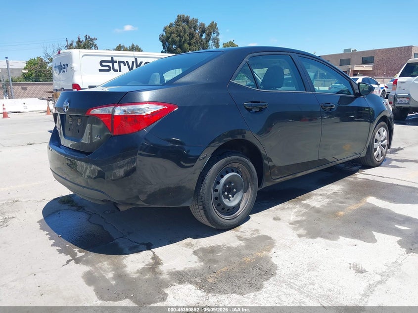 Vin: 5yfburhe5gp475659, lot: 45848799, toyota corolla le 20164