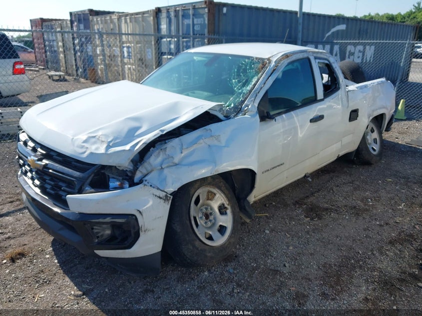 1GCHSBEA2N1315636 2022 CHEVROLET COLORADO 2WD  LONG BOX WT photo 1