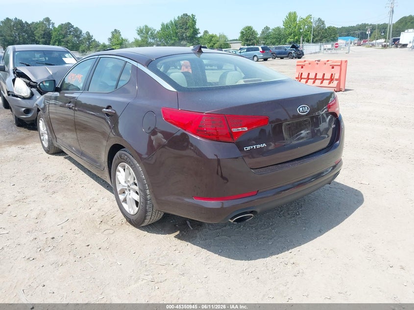 Vin: knagm4a77b5077957, lot: 45848892, kia optima lx 20113