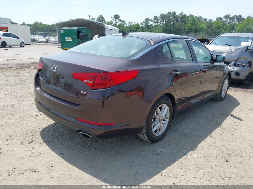 Vin: knagm4a77b5077957, lot: 45848892, kia optima lx 20114