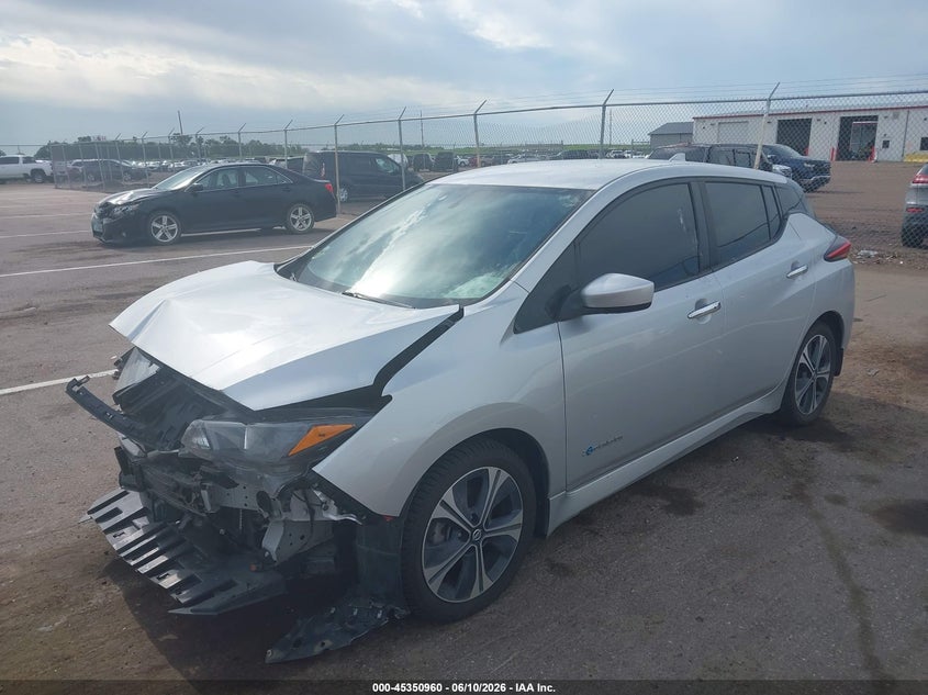 Vin: 1n4az1cp7jc305588, lot: 45848907, nissan leaf sv 20182