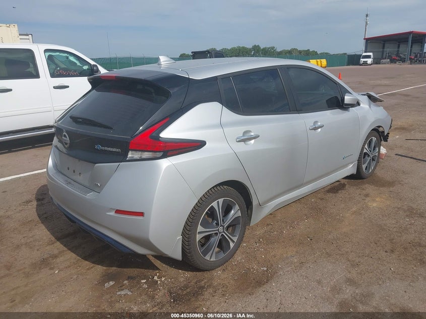 Vin: 1n4az1cp7jc305588, lot: 45848907, nissan leaf sv 20184