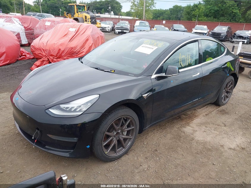Vin: 5yj3e1ea4kf425764, lot: 45848963, tesla model 3 long range/mid range/standard range/standard range plus 20192