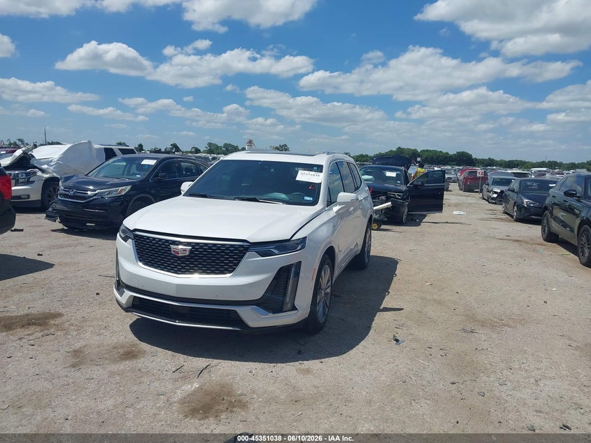 Vin: 1gykpdrs1sz106367, lot: 45848985, cadillac xt6 awd premium luxury 20252