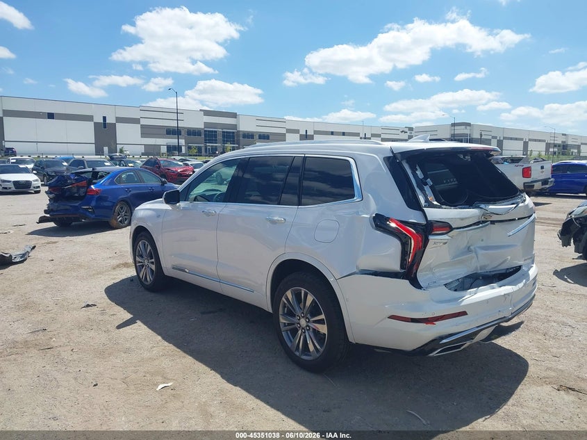 Vin: 1gykpdrs1sz106367, lot: 45848985, cadillac xt6 awd premium luxury 20253