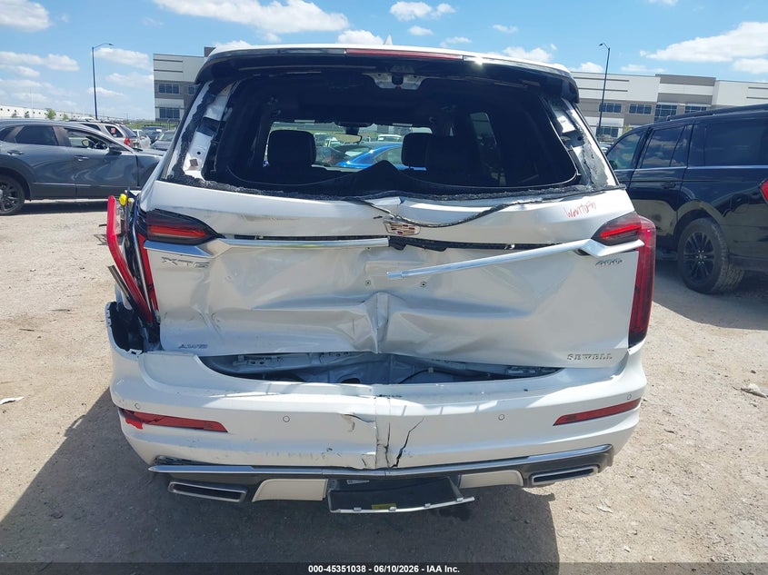 2025 Cadillac Xt6 Awd Premium Luxury VIN: 1GYKPDRS1SZ106367 Lot: 45351038