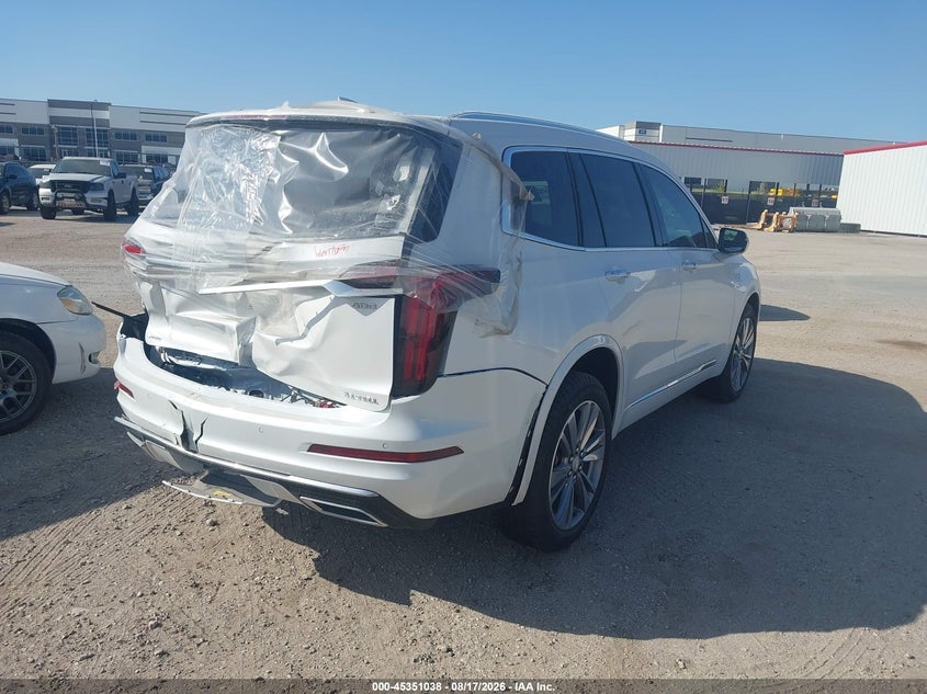 Vin: 1gykpdrs1sz106367, lot: 45848985, cadillac xt6 awd premium luxury 20254