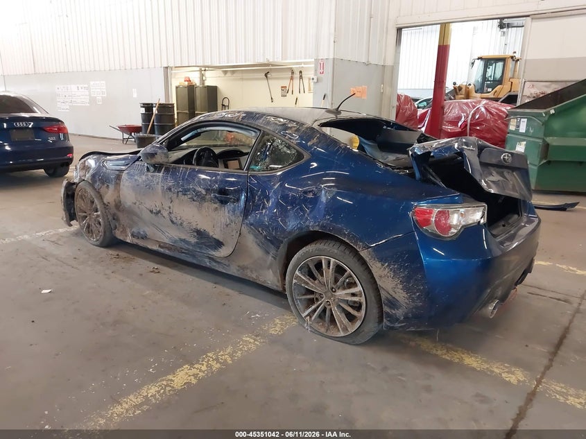 Vin: jf1zcac14d2612078, lot: 45848989, subaru brz limited 20133