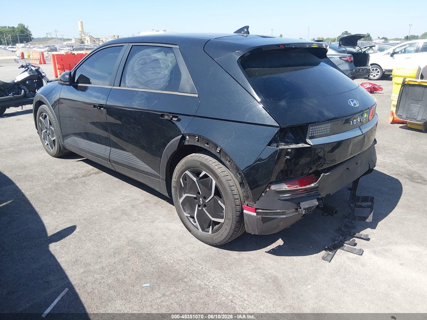 Vin: km8kn4ae9pu161022, lot: 45849017, hyundai ioniq 5 sel 20233