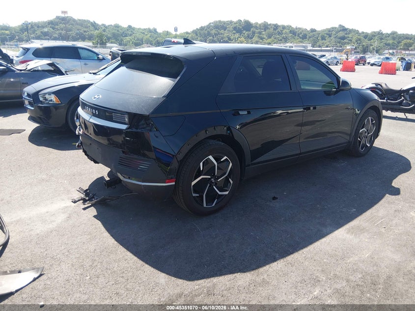 Vin: km8kn4ae9pu161022, lot: 45849017, hyundai ioniq 5 sel 20234