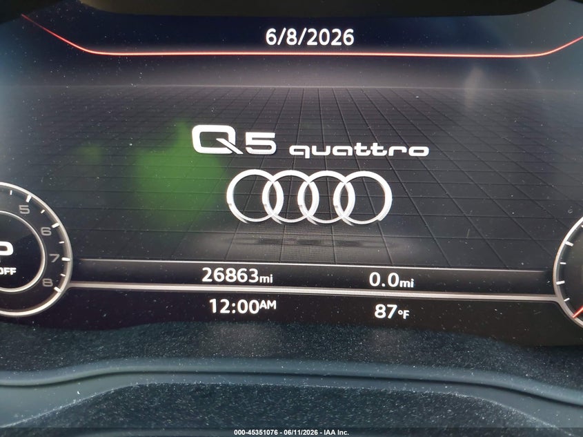 AUDI Q5 2018 VIN WA1ANAFY1J2177858