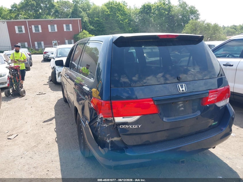 Vin: 5fnrl3h28ab088546, lot: 45849024, honda odyssey lx 20103
