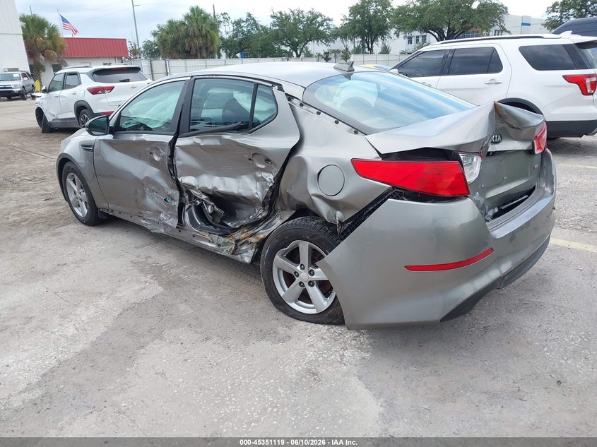 2015 KIA OPTIMA SEDAN 2.4L I-4 DI, DOHC, VVT, 192HP