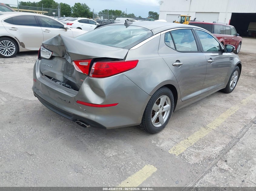 2015 KIA OPTIMA SEDAN 2.4L I-4 DI, DOHC, VVT, 192HP