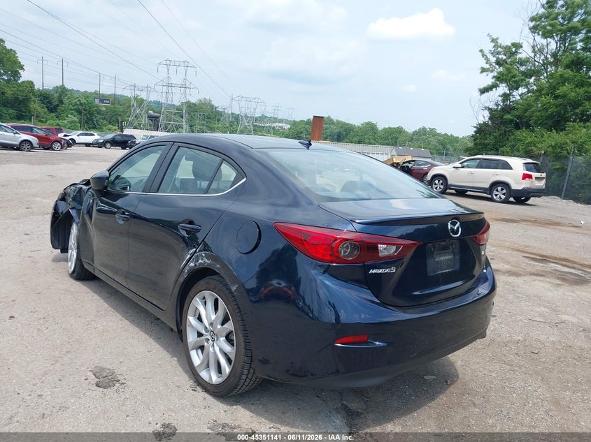 2016 MAZDA 3 SEDAN 2.5L I-4 DI, DOHC, VVT, 184HP