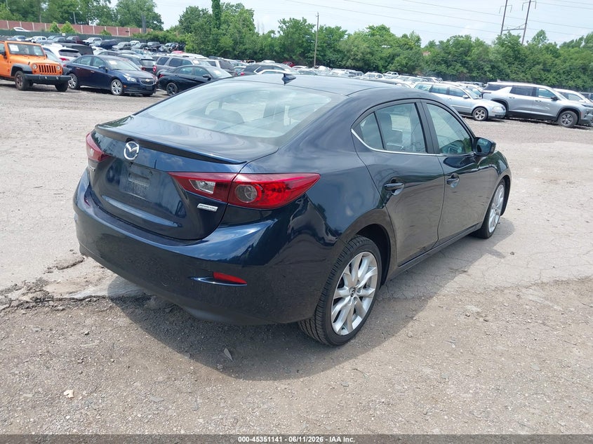 2016 MAZDA 3 SEDAN 2.5L I-4 DI, DOHC, VVT, 184HP