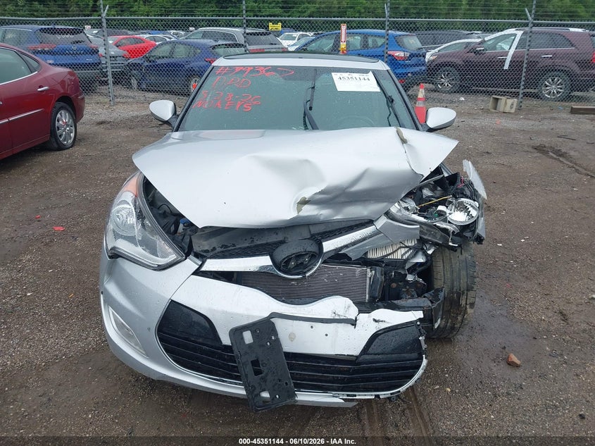 2017 Hyundai Veloster Value Edition VIN: KMHTC6AD3HU317800 Lot: 45351144