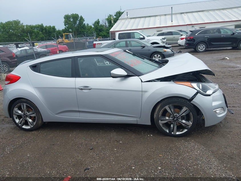 2017 Hyundai Veloster Value Edition VIN: KMHTC6AD3HU317800 Lot: 45351144