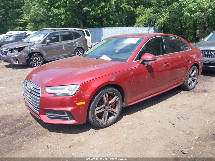 2018 AUDI A4 auction photo 2