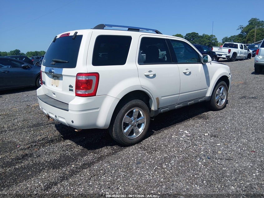 Vin: 1fmcu9egxckb77378, lot: 45849209, ford escape limited 20124