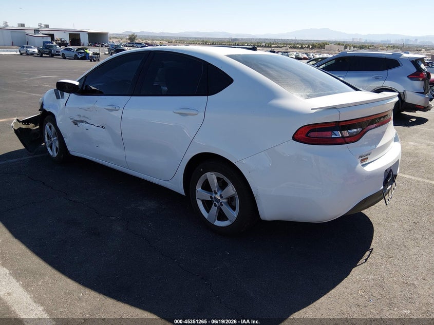 Vin: 1c3cdfbb9gd689871, lot: 45849212, dodge dart sxt 20163