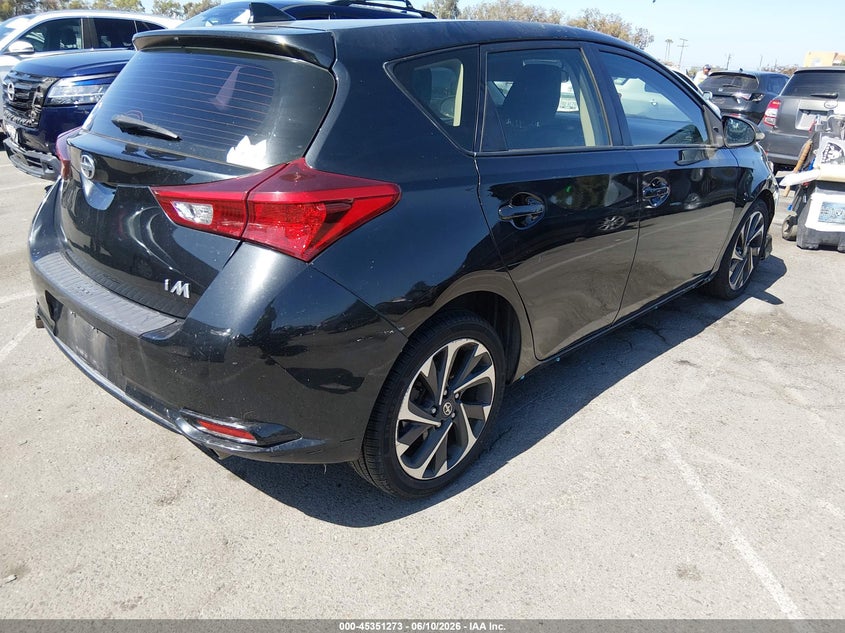 Vin: jtnkarje4gj508508, lot: 45849220, scion im 20164