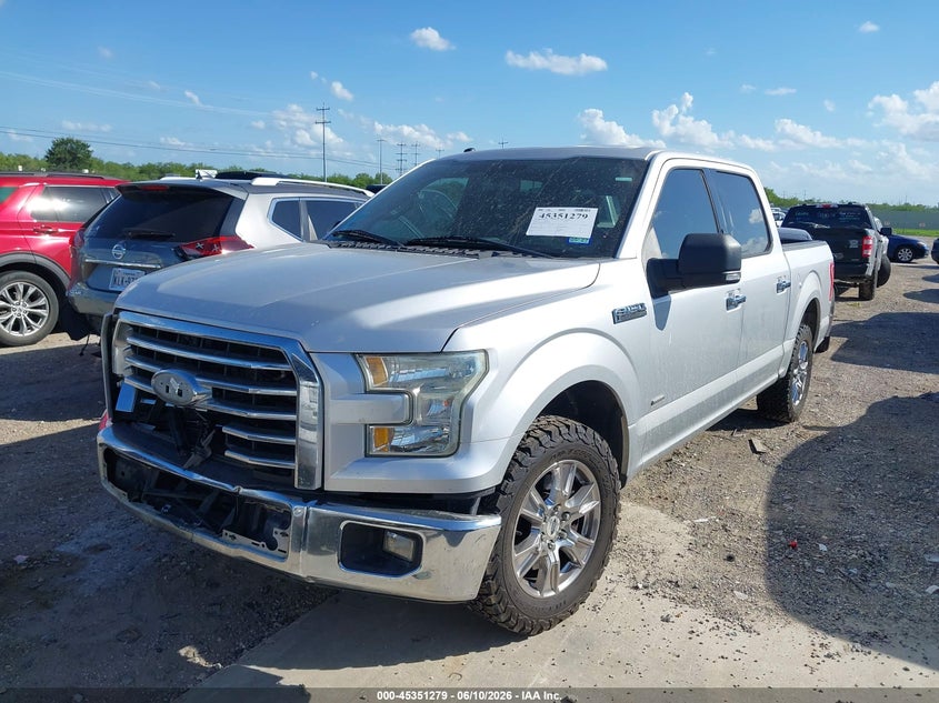 Vin: 1ftew1cp6fkd67050, lot: 45849226, ford f-150 xlt 20152