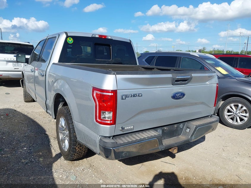 Vin: 1ftew1cp6fkd67050, lot: 45849226, ford f-150 xlt 20153