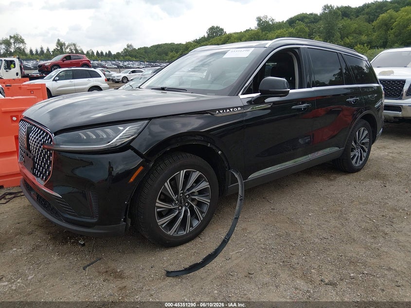 Vin: 5lm5j0xc9sgl17362, lot: 45849237, lincoln aviator livery 20252
