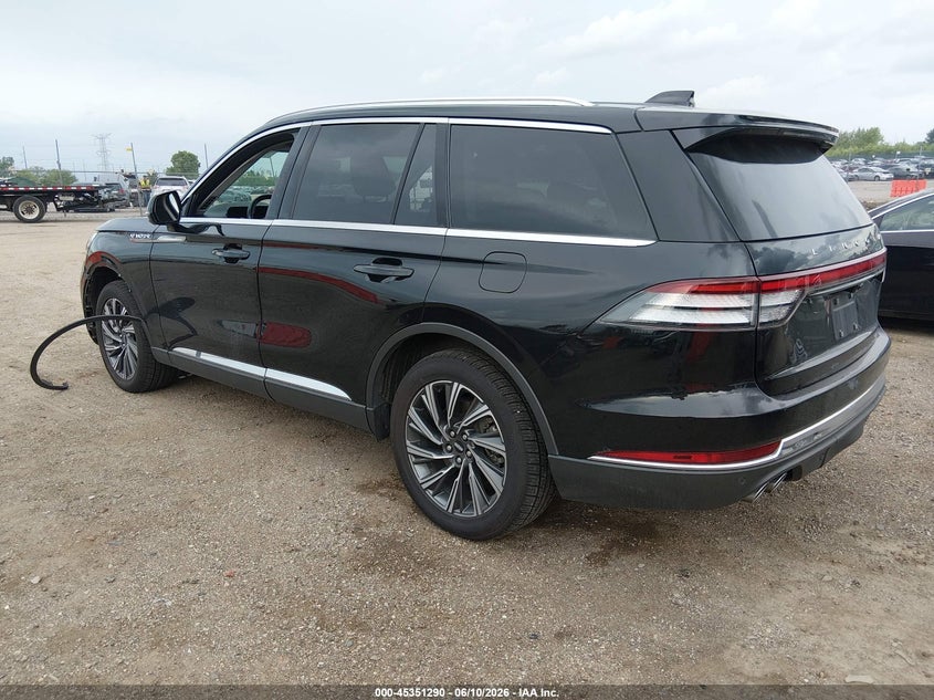 Vin: 5lm5j0xc9sgl17362, lot: 45849237, lincoln aviator livery 20253
