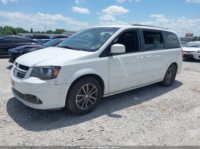 Vin: 2c4rdgeg8hr732016, lot: 45849267, dodge grand caravan gt 20172