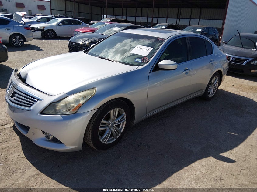2013 INFINITI G37 auction photo 2